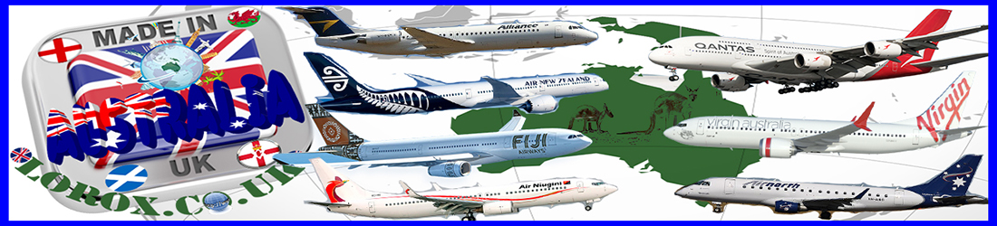 Aviation Industry Australia - Travel & Transport 8 Demographic Continents (including Russian Federation) - Airline Travel & Aviation Business Australia