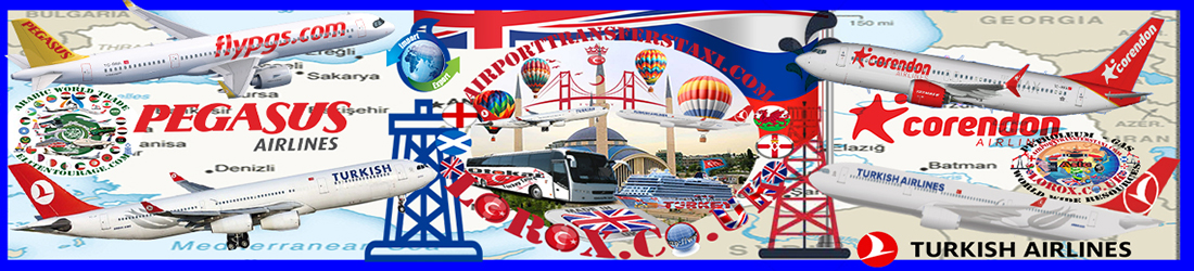 Aviation Industry Turkey - Travel & Transport 8 Demographic Continents (including Russian Federation)- Airline Travel & Aviation Business Turkey